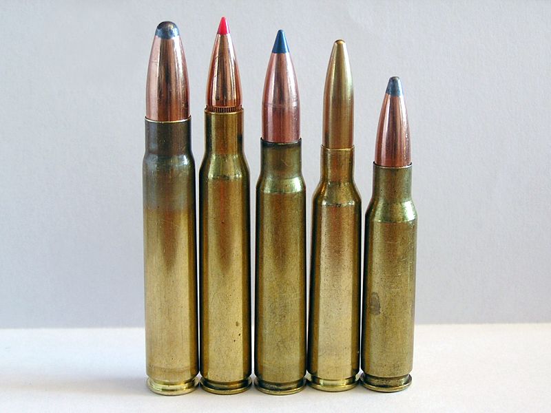 9,3x62 Mauser comparativa de cartuchos